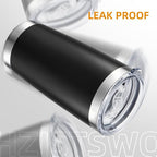 20oz Tumbler Bulk with Lid Stainless Steel Tumblers, 12 Pack | Leak Proof Lid - Image 4