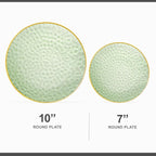 PLASTICPRO 128 Piece Combo Plates Set includes 64-7'' inch Plates & 64-10'' - Image 4