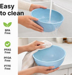 Zulay Kitchen 12 Piece Plastic Mixing Bowls - Image 7