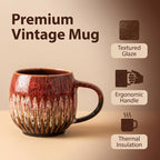 13oz Large Ceramic Coffee Mug, Microwave Safe, Dishwasher Safe - Image 3