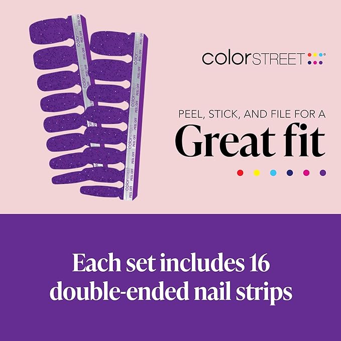 Color Street Wild Grape Nail Strips