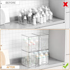 7.6" H Baby Bottle Organizer for Cabinet, 4 Pack BPA FREE Bottle Storage - Image 4