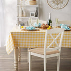 DII Checkered Tabletop Collection 100% Cotton, Machine Washable, Tablecloth - Image 4