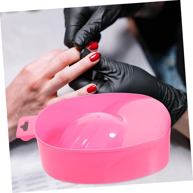 2pcs Nail Soak Bowls Manicure Soaking Bowl Nail Cuticle Remover Hand Care Art
