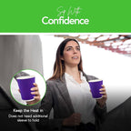 Restaurantware-12 Ounce Disposable Coffee Cups, 500 Ripple Wall Hot Cups - Image 8
