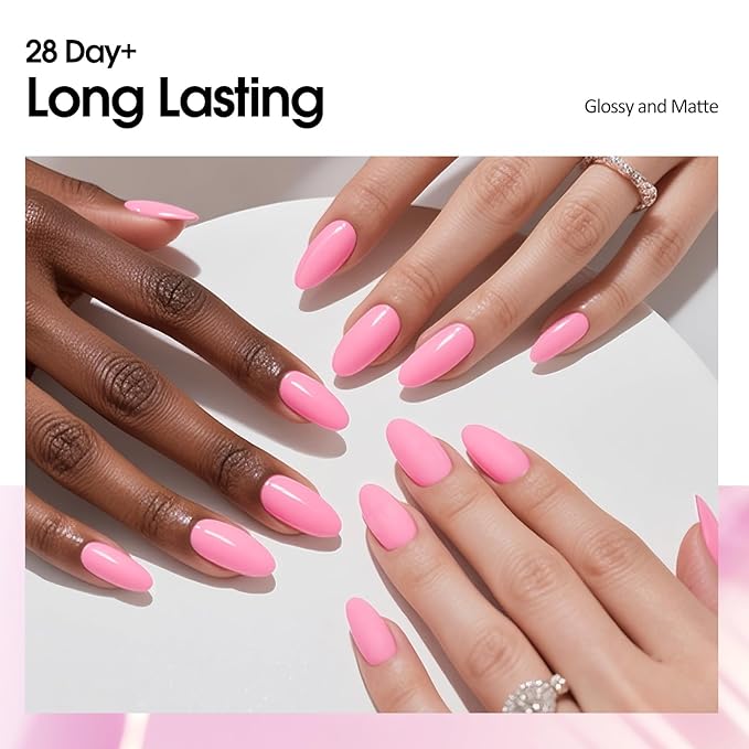 VENALISA Pink Gel Nail Polish 1 Pcs 10ML Soak Off UV Gel Salon Manicure DIY at Home Nail Art For Girls Women