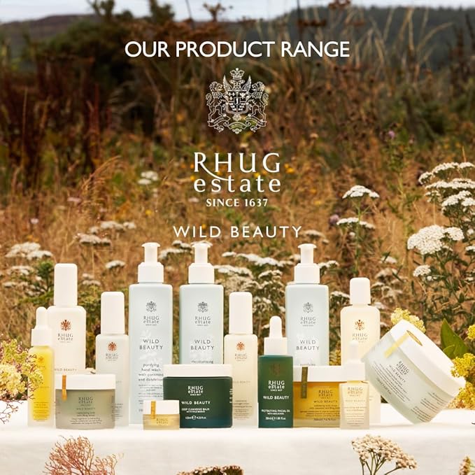 Rhug Wild Beauty.- Hand & Nail Cream with Orange Peel Oil and Yarrow | Nourishing Moisturizer for Hands | 75ml | Made in the UK
