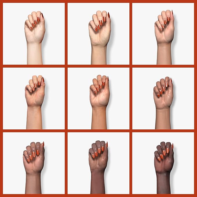 Double Rhythm 0.5 Oz Gel Polish Color for Nail Art Salon DIY Soak Off 15ml Nail Lamp Gel Polish at Home (A1100-Tangerine)