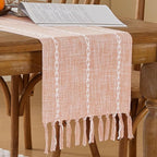 Wracra Rustic Linen Table Runner by Wracra