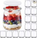 16 Pcs 6oz Small Glass Yogurt Cups by Suclain