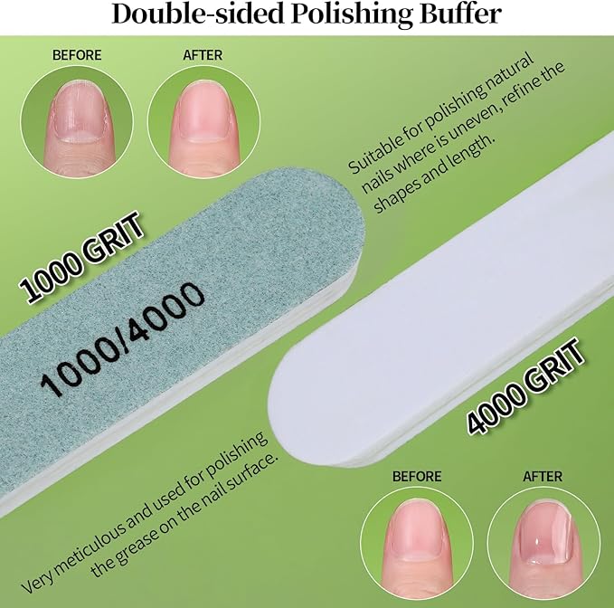 FANDAMEI Nail File Kit, Nail File, 15 PCS Emery Boards For Nails, Fingernail Files, Nail Files For Natural Nails, Nail Filer, Cuticle Trimmer, Cuticle Pusher, Manicure Tools, Nail Care Kit, Nail Tools