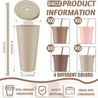 Skylety 24 Pcs Boho Plastic Cups - Image 2