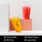 AOZITA 100 Pack 16 oz Plastic Cups - Image 3