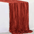 10 Pack Terracotta Christmas Cheesecloth Table Runner 35x120 Inch 10Ft Rustic - Image 7