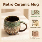 Large Ceramic Coffee Mug - 13oz Tea Cup - Image 5