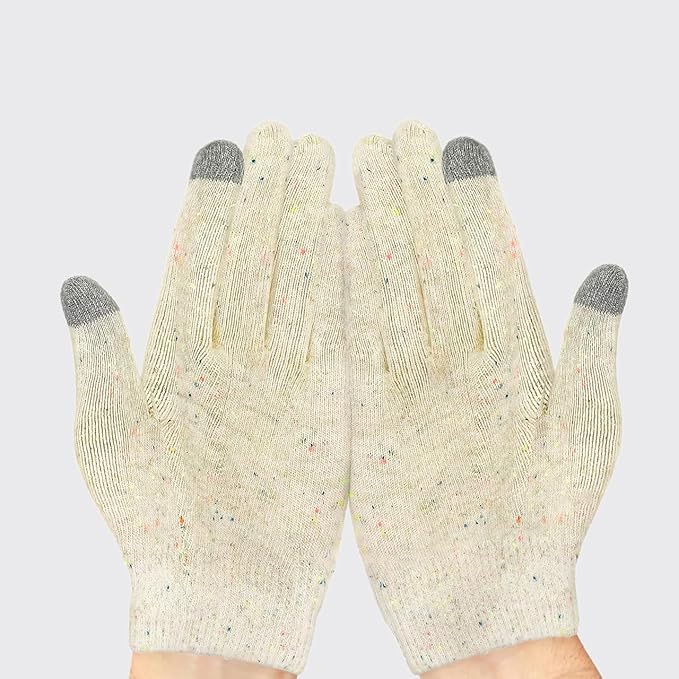 Kitsch Moisturizing Gloves Overnight for Dry Hands Treatment, for Women & Men | Soft Hydrating & Infused Gel Spa Gloves for Kids, One Size Fits Most, Washable & Reusable Pair