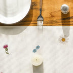 Artoid Mode Antique Herbs and Wild Flowers Summer Table Runner, Spring Fall - Image 7