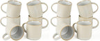 famiware Coffee Mug Set for 6, Star 12 oz Catering Mugs Cup Set by Famiware