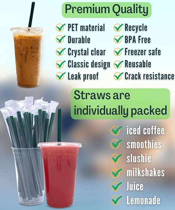 Cappatua 20 oz Clear Plastic Cups - Image 2