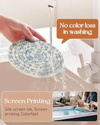 Absorbent Cup Coasters Set of 6 - Image 2