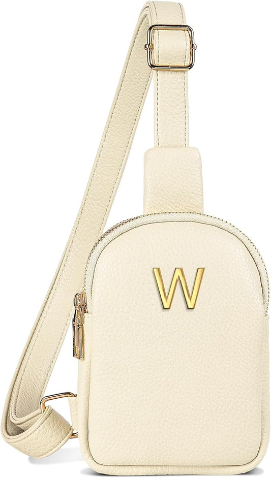 Gifts for College Girl, Initial Lightweight Crossbody Phone Purse for Teen Girls, Mini Shoulder Bag, Birthday Gifts for Women Girls Daughter Granddaughter, Cute Trendy Preppy Stuff for Friend