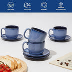 Pokini Stoneware Coffee Cups - Image 7