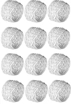 ITOS365 Handmade White Round Mesh Napkin Rings Holder - Image 5