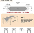 Loom and Mill Luxury Elegant Damask Table Runner 72 inches Long, 13x72 inch - Image 2