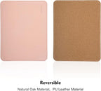Double-Sided PU Leather & Cork Mouse Pad - Image 2