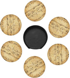 6 Pcs Leather Coasters for Drinks - Image 4