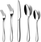 LIANYU 60 Piece Silverware Flatware Set by LIANYU
