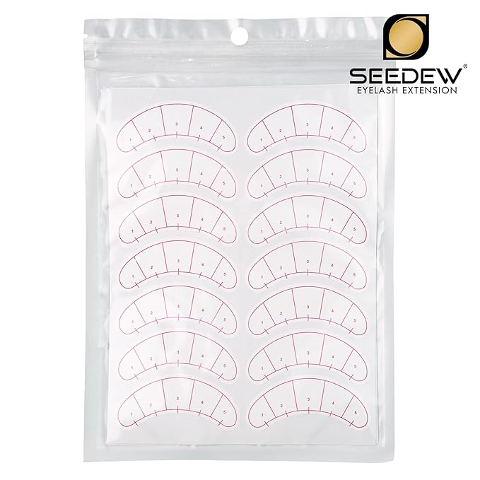 420 Pieces Lash Mapping Stickers, Lash Extensions Five-Point Positioning Stickers, Lash Extension Supplies, Eye Patch/Pads Lash Mapping Practice for Beginner/Tech Lash Artists (Simple Packaging)