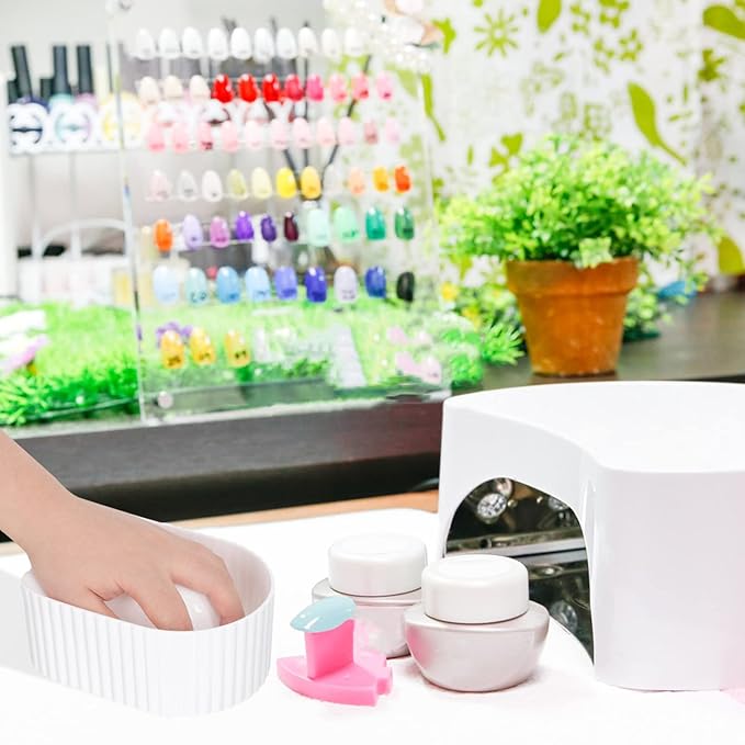Nail Soaking Bowl for Manicure Gel Nail Polish Remover Tool for Home and Salon Use for Softening Cuticles