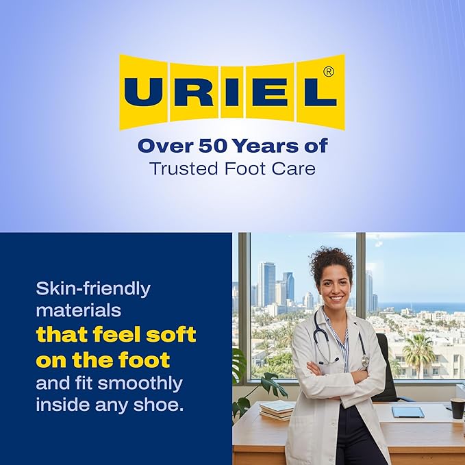 URIEL Silicone Toe Sleeves – Cuttable Toe Cushions for Corns, Calluses, Blisters and Ingrown Nails – Soft Protective Tubes for Comfortable Everyday Wear