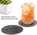 Faux Leather Drink Coasters - Image 2