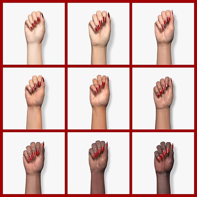 Double Rhythm 15ML Gel Nail Polish Pure Sheer Same Color Same Bottle Soak Off Gel Polish Art Manicure Salon DIY at Home for Women (Brick Red-A1091)