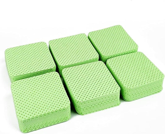 600 Pcs Lint Free Nail Wipes, Non-Woven Nail Polish Remover Pads Nail Polish Wipes for Nail Polish Removal Eyelash Extensions DIY Nail Art Supplies (Green)