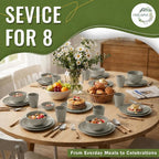 Unbreakable Wheat Straw Dinnerware Set 40 PCS - Image 7