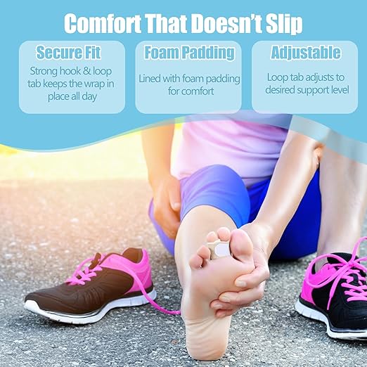 10 Pcs Hammer Toe Corrector Reusable Fabric Buddy Toe Wraps Hammertoe Straightener Fabric Hammer Toe Wraps Toe Protection Splint for Men Women Crooked Toes Curled Toes Bent Toes