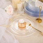 100pcs Clear Plastic Plates for Party - Image 6