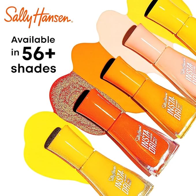Sally Hansen Insta-Dri Nail Polish | Quick Dry, Long Lasting, Streak-Free Shine | Opaque, Glossy | 357 Time Warmth | Burnt Orange Nail Color