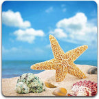 Beach Shells Square Coaster Set - Image 2