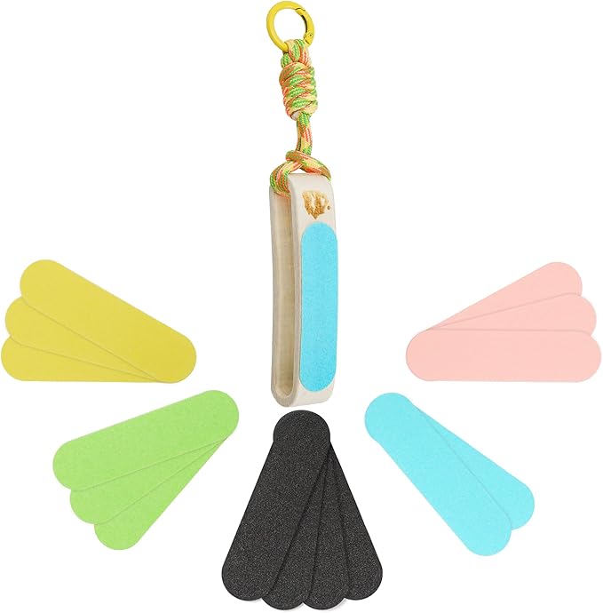 Double Sided Hand&Finger File-Flappers, Rips, Cracks-Strong Smooth Hands - Great for Gym, Rock Climbers