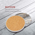 Coasters for Drinks, Ceramic Stone - Image 2
