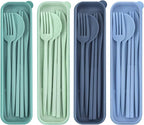 4 Sets Reusable Utensils Set by TROUSKAIG