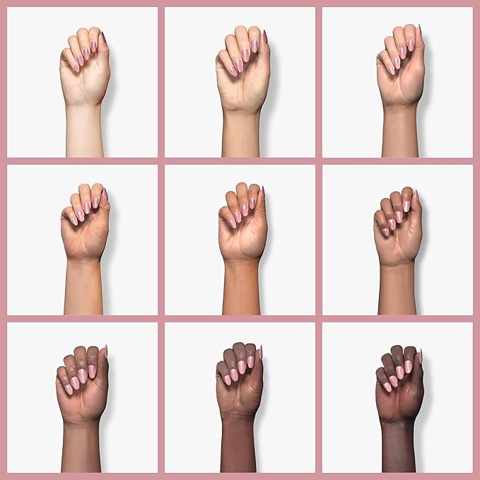 duri Nail Polish, 717 In The Mood For Love, Creamy Pastel Pink, Full Coverage, Fast Drying, 0.45 Fl Oz