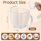 Amyhill 50 Pcs 5 oz Disposable Tea Cups Bulk - Image 2