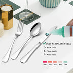 LIANYU 30-Piece 18/10 Flatware Set - Image 3