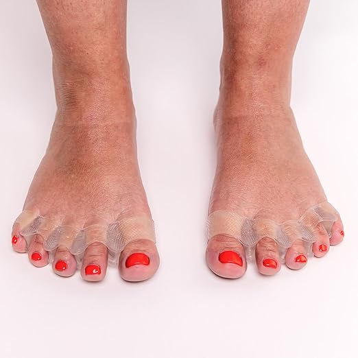 NABOSO Splay Gel Toe Stretcher, Separator - Clear (Version 1.0)