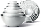 COOK WITH COLOR Mixing Bowls with TPR Lids by CookwithColor
